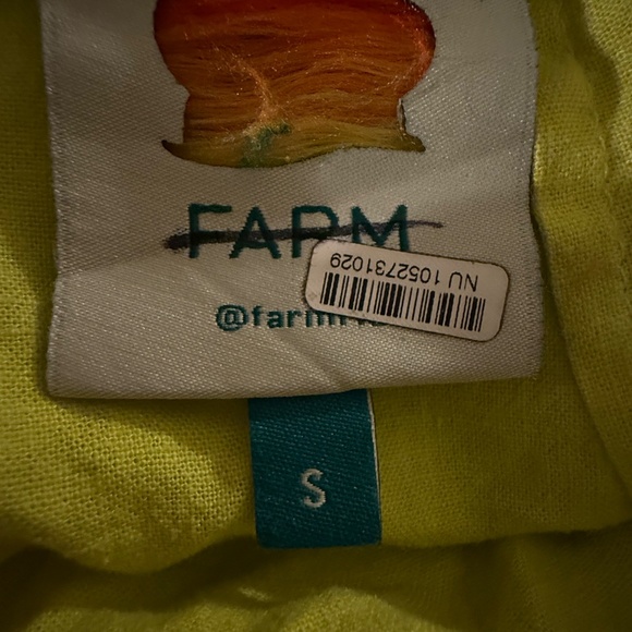 Farm Rio Monstera Midi Linen Dress S - Picture 6 of 8